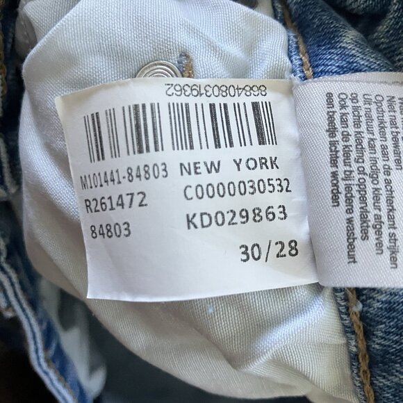 Mavi New York High Rise Straight Leg Jeans Womens 30 Blue - Picture 9 of 13